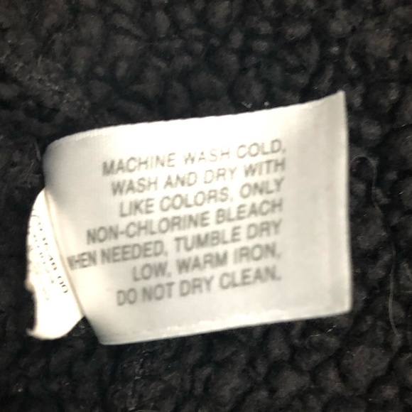 OLD NAVY Sweatshirt Women's Size Large Black Full Zip Teddy Hoodie - Picture 11 of 14